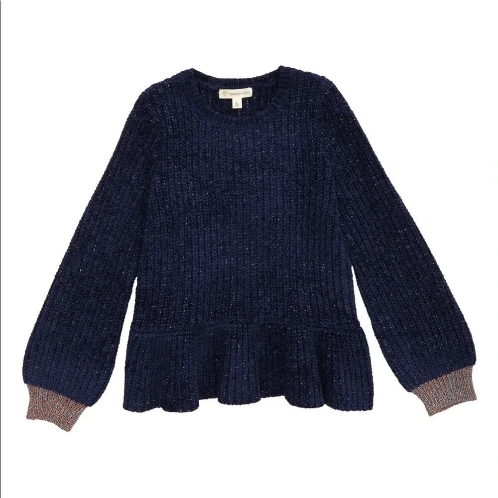 Peplum Sparkle Sweater
TUCKER + TATE